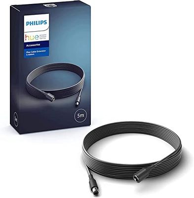 Philips Hue - Cable de extensión para sistema Hue Play, 5m, conecta hasta 3 barras de Luz Philips Hue para Entretenimiento