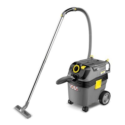 Kärcher Aspirador en seco y húmedo NT 30/1 Ap Te L, Potencia: máx. 1380 W, depósito: 30 l, Manguera de aspiración: 2,5 m, Boquilla barredora de Suelos (300 mm), Boquilla para Ranuras, Toma del Equipo