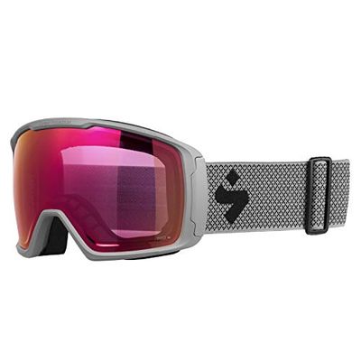 Sweet Protection Volwassen Klok Reflect (Low Bridge) Goggles, Rig Bixbite/Nardo Gray/Nardo Plaid, One Size