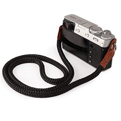 MegaGear katoenen band comfortabele bekleding, veiligheid voor alle camera |groot 100cm/39inc| (zwart)