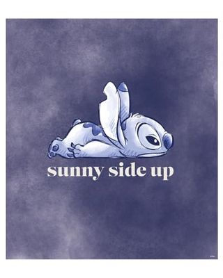Komar Mural de pared Stitch Sunny Side Up – Tamaño 40 x 50 cm – Disney – Impresión artística para habitación infantil