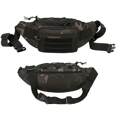 Brandit Unisex midjebälte Molle-väska, Dark_camo, Einheitsgröße