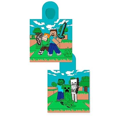 MOJANG STUDIOS Poncho Toalla Minecraft Algodon