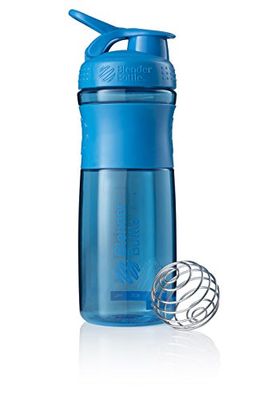 BlenderBottle Sportmixer Tritan- Protéine Shaker / Bouteille d'eau / Shaker Diététique Cyan (1 x 590 ml)