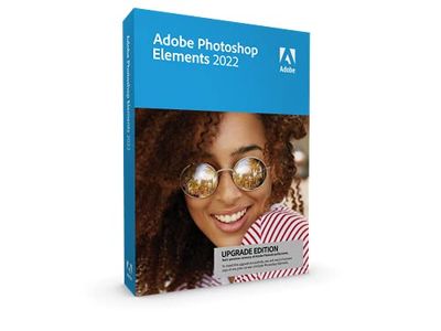 Adobe Photoshop Elements 2022 Upgrade|Upgrade|1 Device|1 Year|PC/Mac|Disc