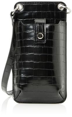 SIDONA Étui pour Smartphone, Pochette pour Femme, Noir, Einheitsgröße