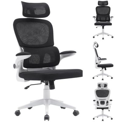 BAKAJI Silla de Oficina, Acero aleado Acrilonitrilo butadieno estireno, Negro, 61 x 122.5-132.5 cm