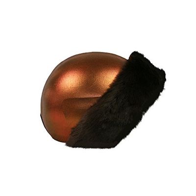 COOLCASC Multisport Couvre-Casque Exclusive Bronze/Fourrure Brun