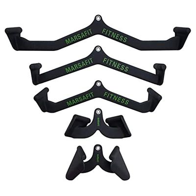 Thuis Gym Fitness Roeien T-bar V-bar katrol kabel machine bijlagen, Bicep Curl Tricep LAT Pulldown Bar Terug Krachttraining Handvat Grips LAT Pull Down Bar Druk naar beneden Oefeningen