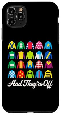 Funny Jockey They're Off Horse Racing Derby Days Case for iPhone 11 Pro Max