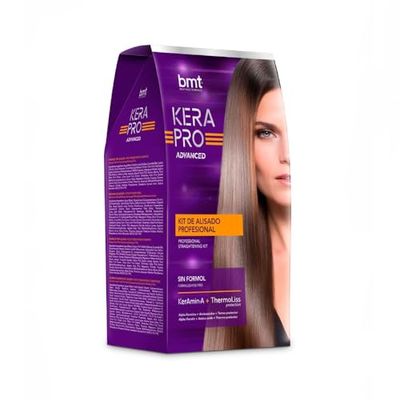 KATIVA BMT KERAPRO Advanced | Kit de Alisado Profesional | Keramin-A + ThermoLiss | Sin Formol | Mono uso 240 ml
