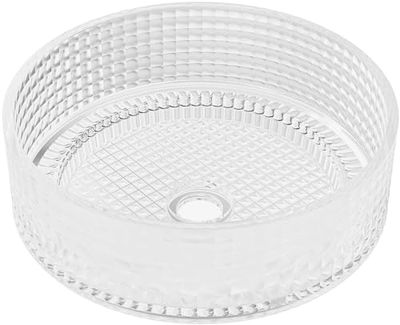 Mexen 24053700, Lavabo da appoggio in vetro Lira, Transparent