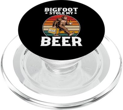 Divertido Bigfoot me robó la cerveza PopSockets PopGrip para MagSafe