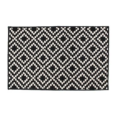 Douceur d'Intérieur, Rektangel matta (50 x 80 Cm) Losibi svart, slinga