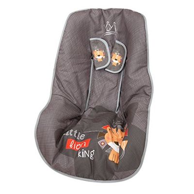 Funda para silla de Automóvil, Universal Grupos 0/1/2, Cubre arnés de regalo!!! (Lion)