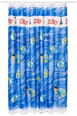 Spirella Tenda in Tessuto 2000 Multicolore, 180 x 200 cm, 1240434, Bianco