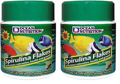 Spirulina Flocons pour Poisson, 156 g (Lot de 2)