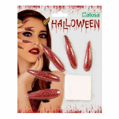 BigBuy Carnival Unghie finte, Halloween 10 Pezzi