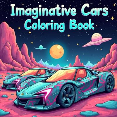 Imaginative Cars Coloring Book