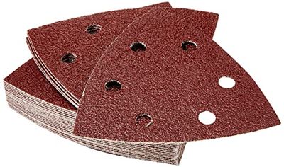 Bosch 2607019488 Pacote de 25 lixas para lixadeiras Delta (93 mm, grão 60