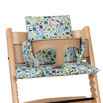 Stokke barnstolskuddöverdrag, kompatibelt med Stokke, Stokke Tripp Trapp, Trip Trap Stokke, Stokke evolutionär barnstol och Stokke barnstol (kärlek blå)