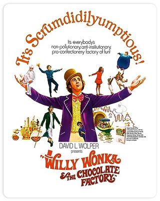 Willy Wonka and The Chocolate Factory Limited Edition Steelbook