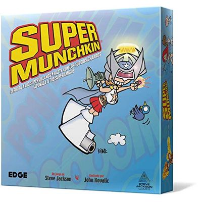 Edge Entertainment- Super Munchkin Nuova Edizione, Multicolore, EESJSU01