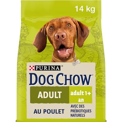 DOG CHOW Volwassen hond droogvoer met kip voor volwassen honden, 14 kg