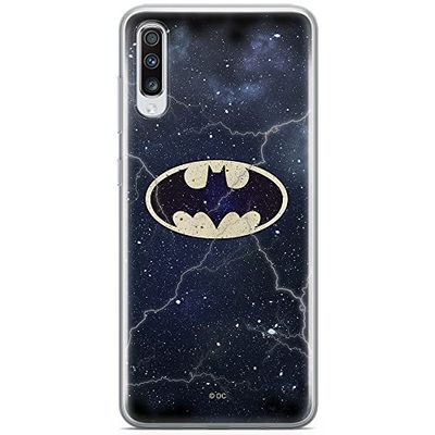 ERT GROUP mobiltelefonfodral för Samsung A70 originalt och officiellt licensierat DC mönster Batman 003 optimalt anpassad till formen på mobiltelefonen, fodral tillverkad av TPU-plast