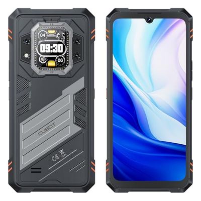 CUBOT KingKong Star 2 - Smartfon 6,72" FHD+, 24GB (12GB+12GB) RAM i 256GB ROM, Potrójny Aparat 100 MP + Makro 5 MP, Bateria 5100mAh, Android 14, Procesor MediaTek Dimensity 8200, Kolor Czarny