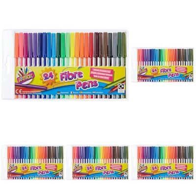 ARTBOX Fine Tip Fibre Colouring Pen (Pack of 120)