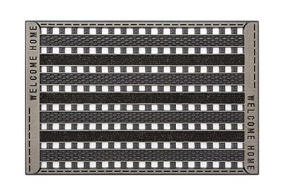 Home2Fashion 279660 PUR GridClean - Capa para uso em interior e exterior, tamanho aprox. 59 x 39 cm, cor bronze metalizado