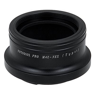 Fotodiox Pro Adaptor de armação de lente para lente M42 para câmaras Sony Alpha NEX E-Mount