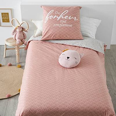 ATMOSPHERA CREATEUR D'INTERIEUR - Set di biancheria da letto per bambini lily in cotone 140x200cm