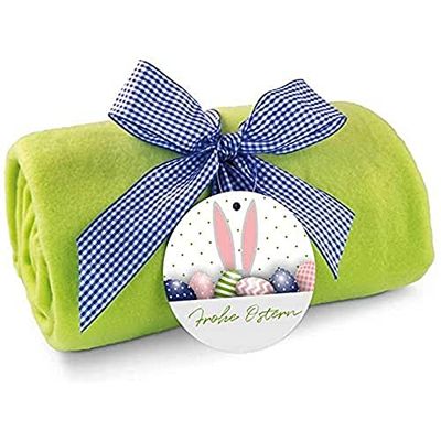 Römer Wellness Manta, 100% Forro Polar de poliéster, Manzana Verde Pascua, 25 x 14 x 10 cm