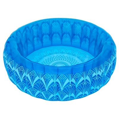 Bestway Φ66 tum x H21 tum/Φ1,68 m x H 53 cm bohemisk blå uppblåsbar pool