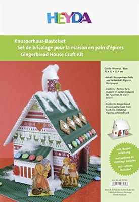 Heyda 204870701 knusper Casa de conjunto de trabalhos manuais, de cartão branco