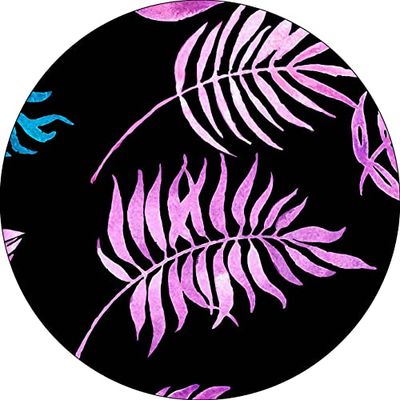 Bonateks, Ronde digitaal bedrukte muismat, antislip onderkant, voor kantoor en thuis, diameter: 22 cm