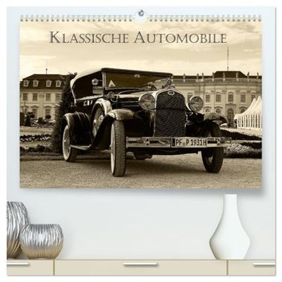 Klassische Automobile (hochwertiger Premium Wandkalender 2026 DIN A2 quer), Kunstdruck in Hochglanz: Oldtimerfotografie in Ludwigsburg