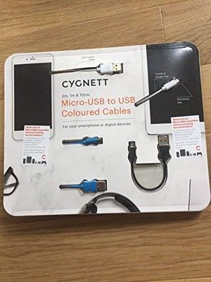 CYGNETT Micro USB-kabels, 3-pack