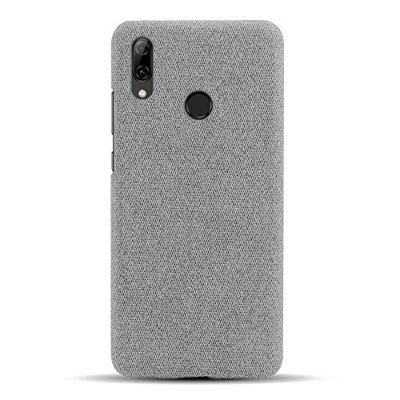 Suhctup Compatible con Motorola Moto One Power/P30 Note Funda de Tela Tejida de Color Sólido TPU Forrada Premium de Carcasa Moda Antideslizante Antigolpes Anti-arañazos Protección Caso（Gris Claro）