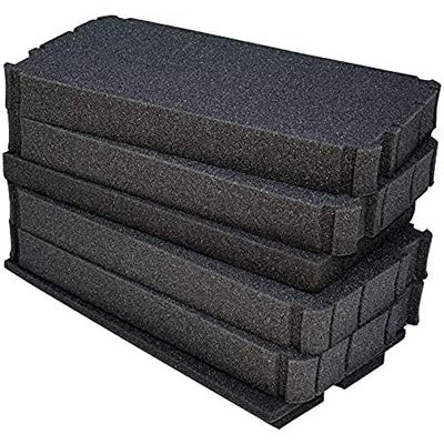 Peli 1461 Set de espumas de Repuesto, Accesorio Original para Maletas Protector, Compatible 1460, Color: Negro