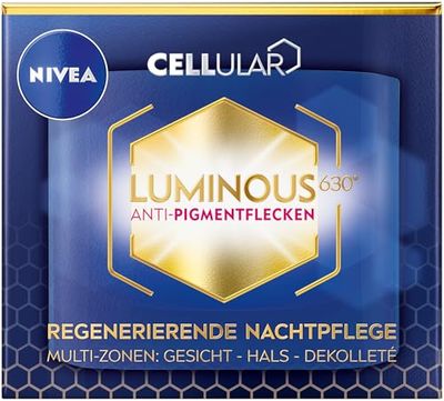 NIVEA Cellular Luminous 630 Anti macchie di pigmento, Notte rigenerante 5 g