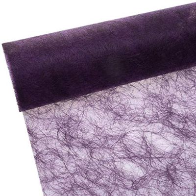 Deko AS GmbH Sizoflor 60-600-25-023 Tafelband, aubergine, rol van 60 cm, rol van 25 meter