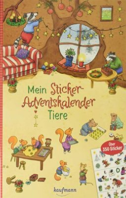 Mein Sticker-Adventskalender: Tiere