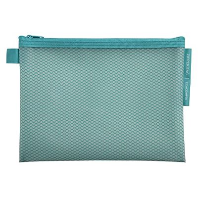 Exacompta - Ref. 37140E - EVA etui met rits - zacht en stevig materiaal - om benodigdheden, beauty accessoires in op te bergen - Pastel Chromaline - A5-3 willekeurige kleuren