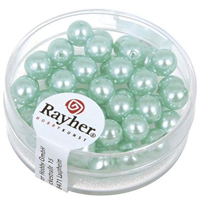 Rayher 14401404 – Renaissance Cristal pérolas de cera, 6 mm GZRD , 45 unidades