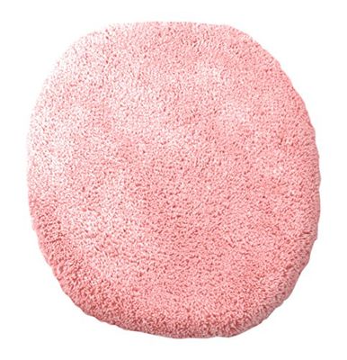Kinzler in Microfibra di Alta qualità, Microfibra Poliestere, Rosa, 47x50 cm WC Deckelbezug