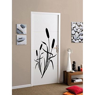 Tatoutex Stickers Roseaux - Gris Clair, L 50cm x H 109cm