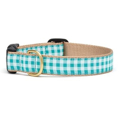 Turquesa Gingham Collar XL